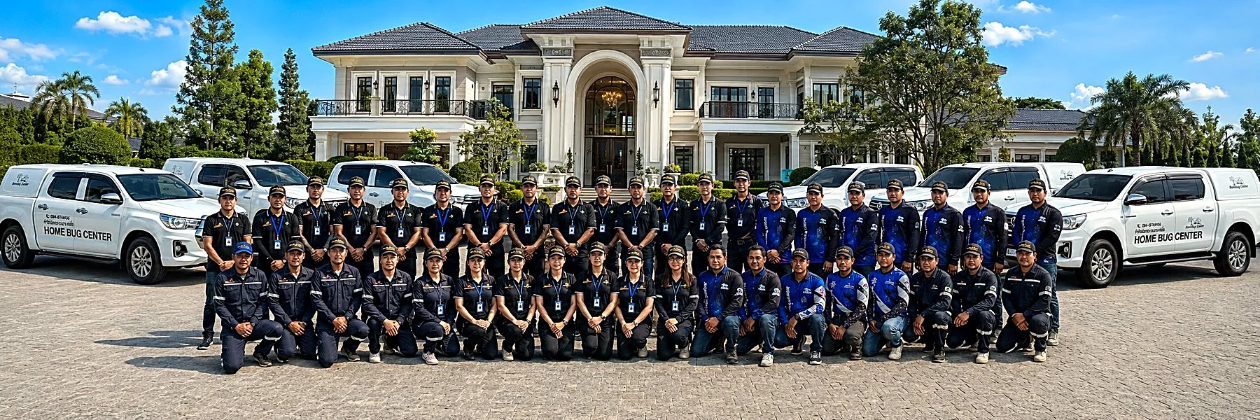 ทีมช่างโฮมบัคเซ็นเตอร์และรถบริการประจำพื้นที่